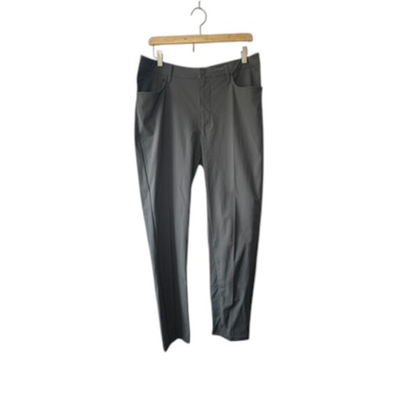 All In Motion Gray Lightweight Flat Front Pants Men's 34x32 - Picture 1 of 5
